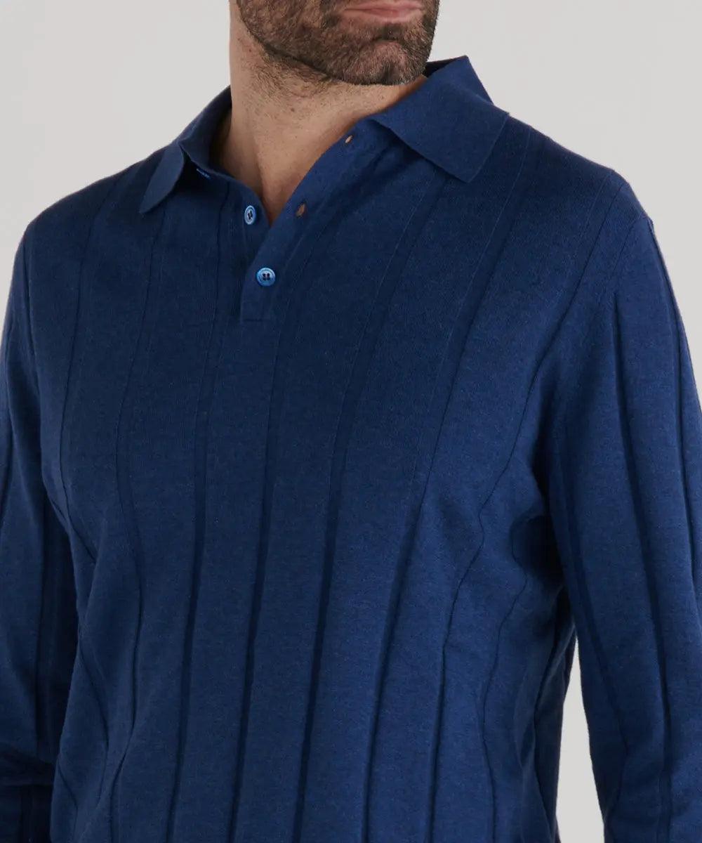 Cashmere Polo Blu : Luís Figo